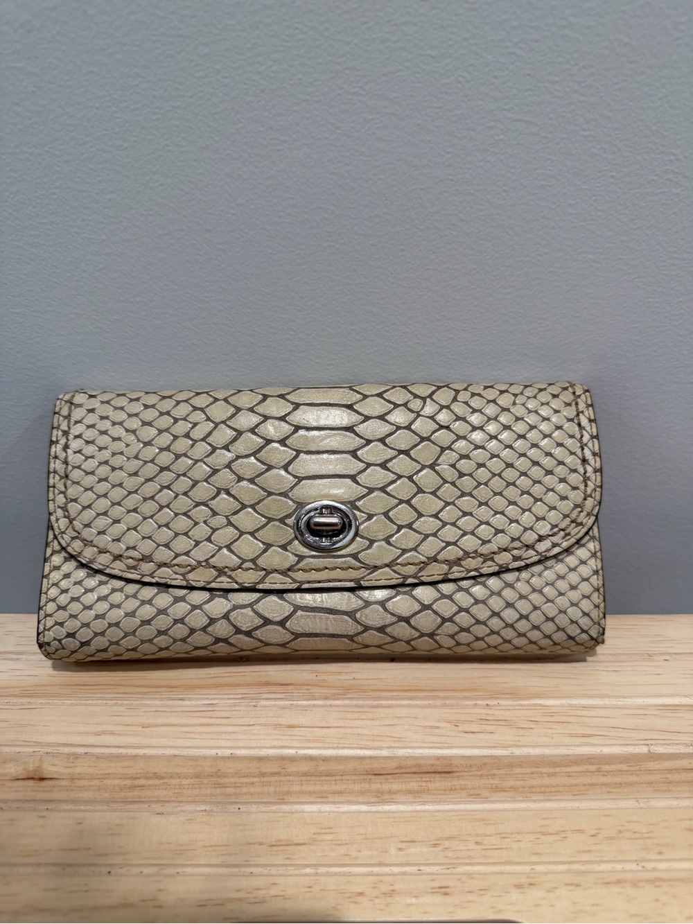 Coach Snakeskin Wallet